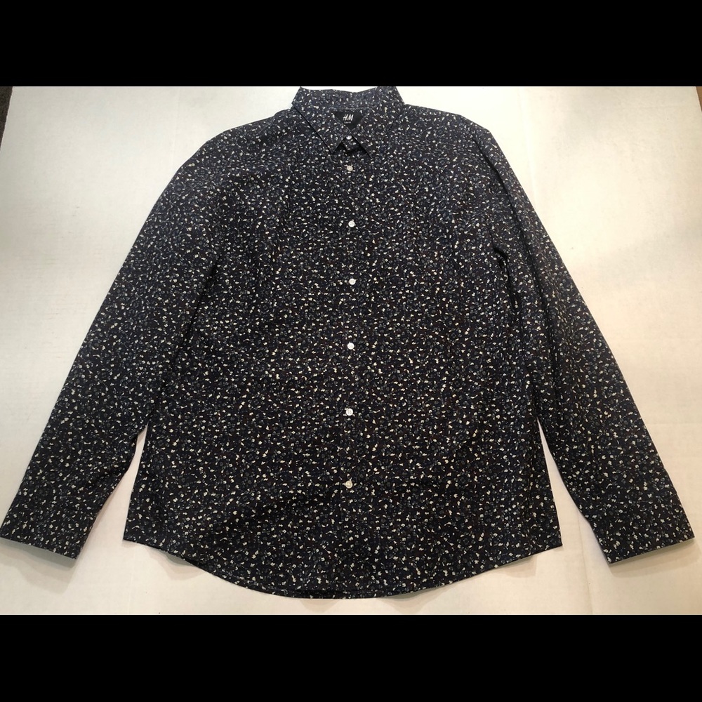 H&M Speckled Button Down
